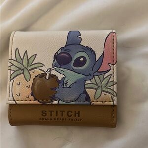 NEW Loungefly Flap Disney Lilo and Stitch Pineapple Ohana Means Family Billfold